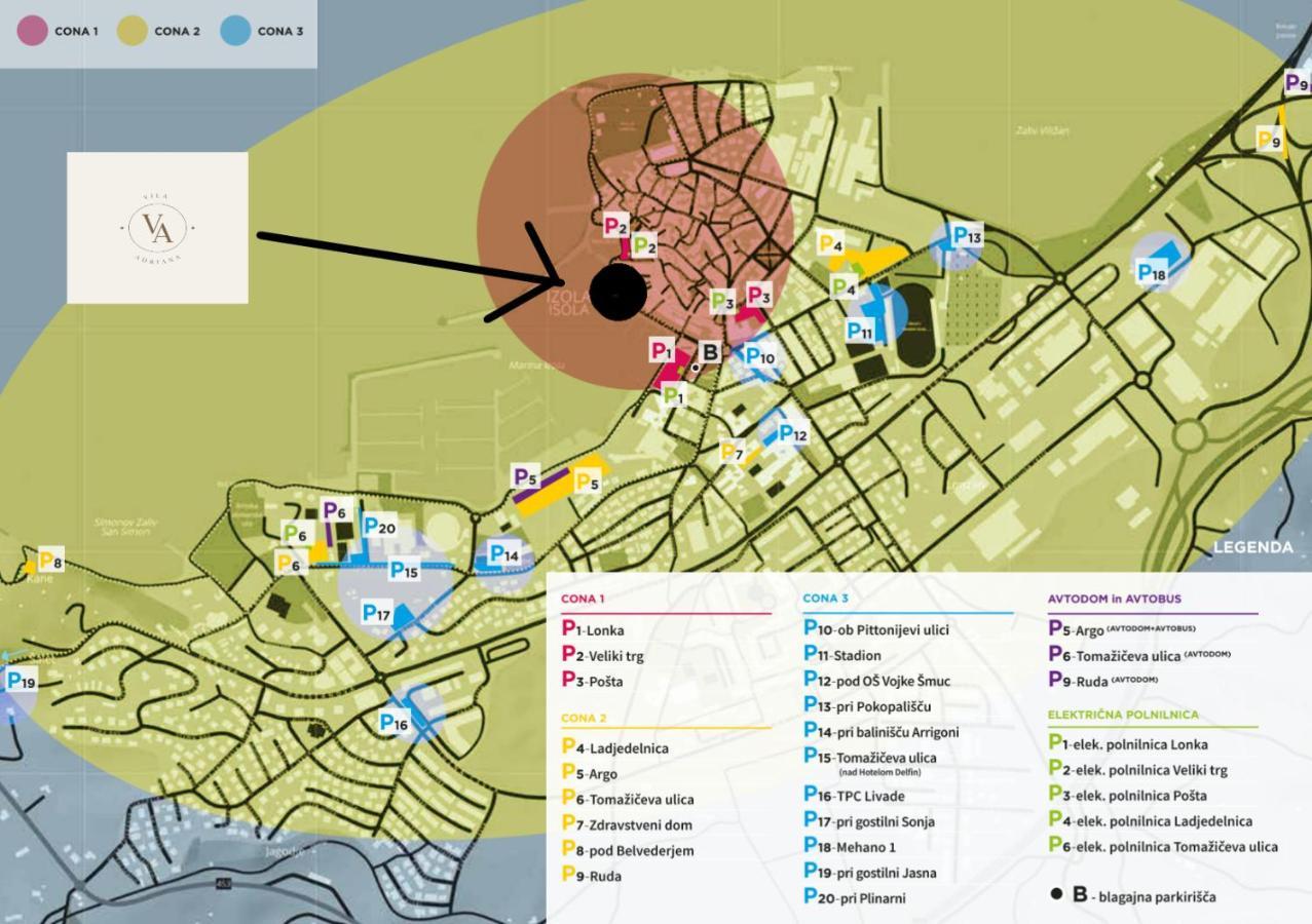 Vila Adriana Izola Luaran gambar